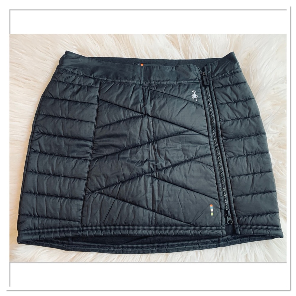 Smartwool Black Quilted Mini Skirt